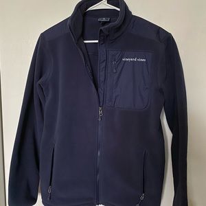 Vineyard Vines Fleece Zip Up Jacket